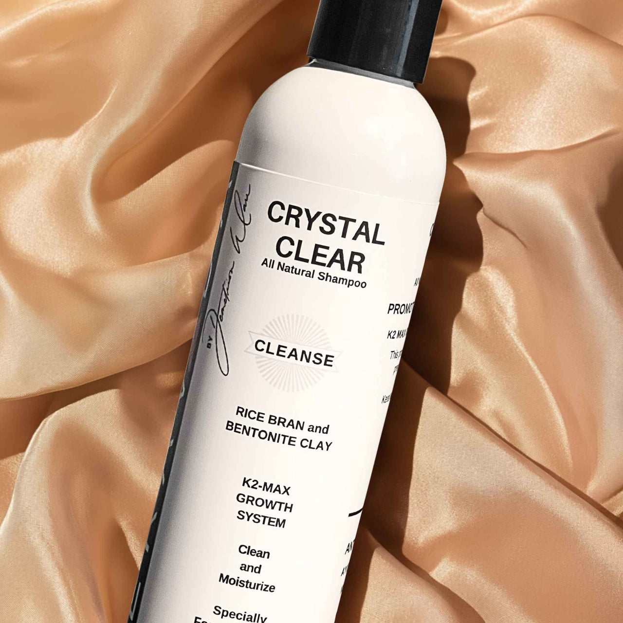 Crystal Clear Moisturizing Natural Shampoo with Organic Ingredients 8oz.
