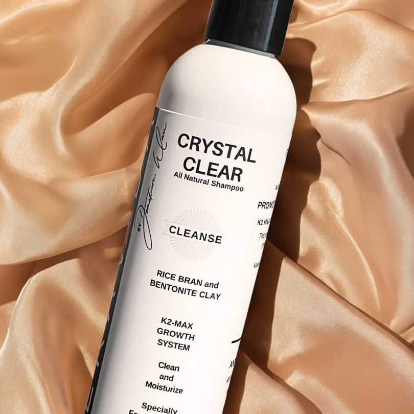 Crystal Clear Moisturizing Natural Shampoo with Organic Ingredients 8oz.